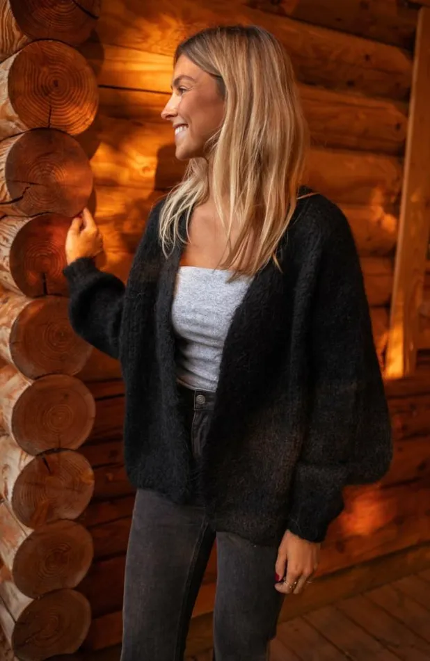 Easy Clothes Black Alina Cardigan Black Women039s Clothing Cardigans
