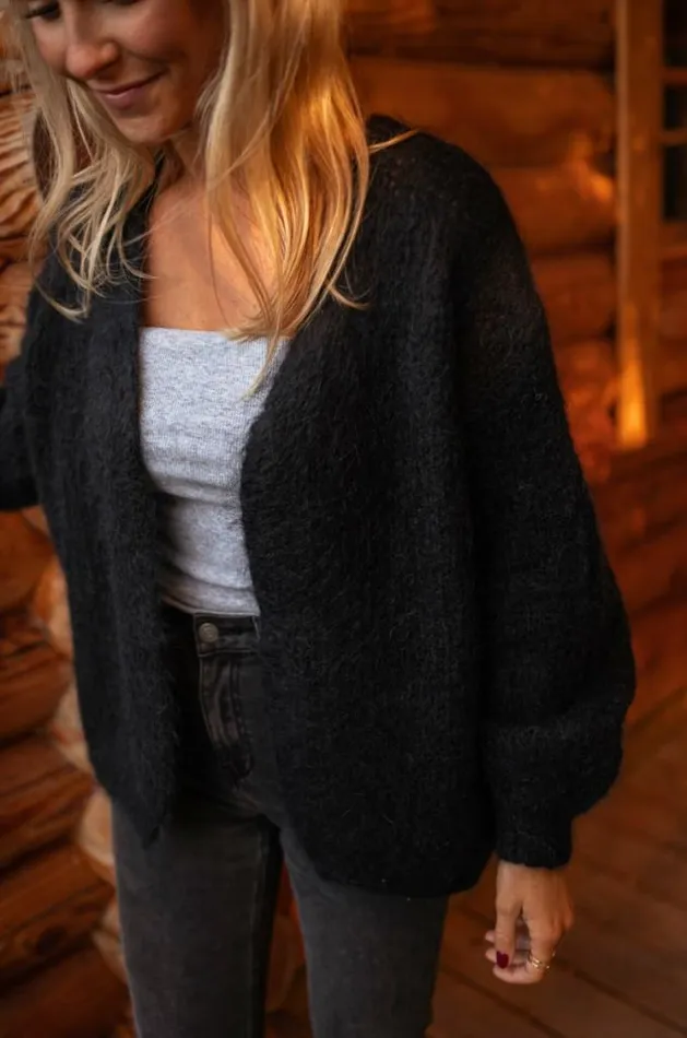 Easy Clothes Black Alina Cardigan Black Women039s Clothing Cardigans
