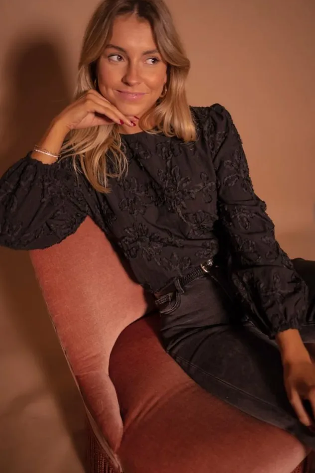 Easy Clothes Black Amina Blouse Women039s Clothing Blouses