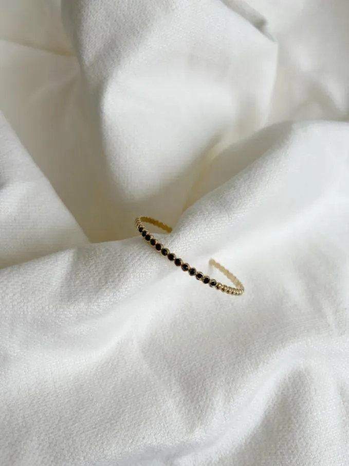 Easy Clothes Black And Gold Riles Bracelet Black and Gold Jewelry and Accessories Bracelets Easy Clothes Black And Gold Riles Bracelet Black and Gold Jewelry and Accessories Bracelets