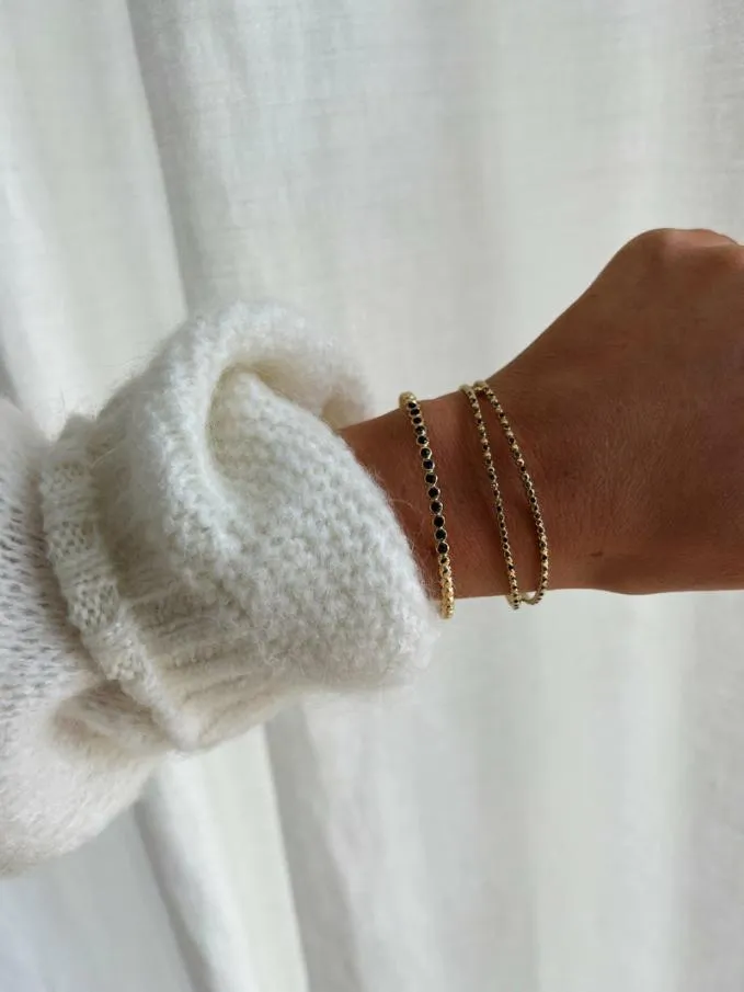 Easy Clothes Black And Gold Riles Bracelet Black and Gold Jewelry and Accessories Bracelets Easy Clothes Black And Gold Riles Bracelet Black and Gold Jewelry and Accessories Bracelets