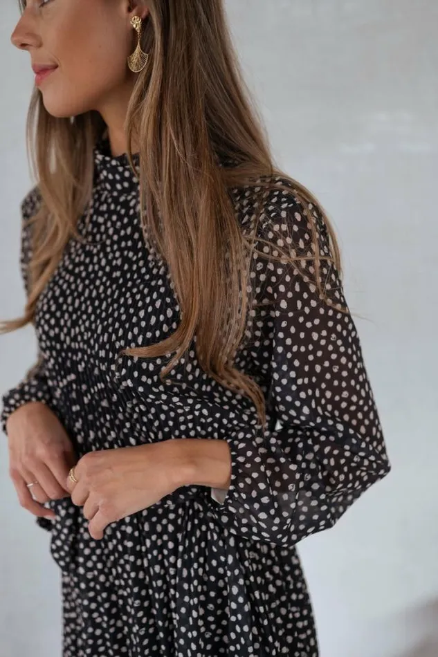 Easy Clothes Black Aurore Polka Dot Dress Women039s Clothing Dresses Easy Clothes Black Aurore Polka Dot Dress Women039s Clothing Dresses
