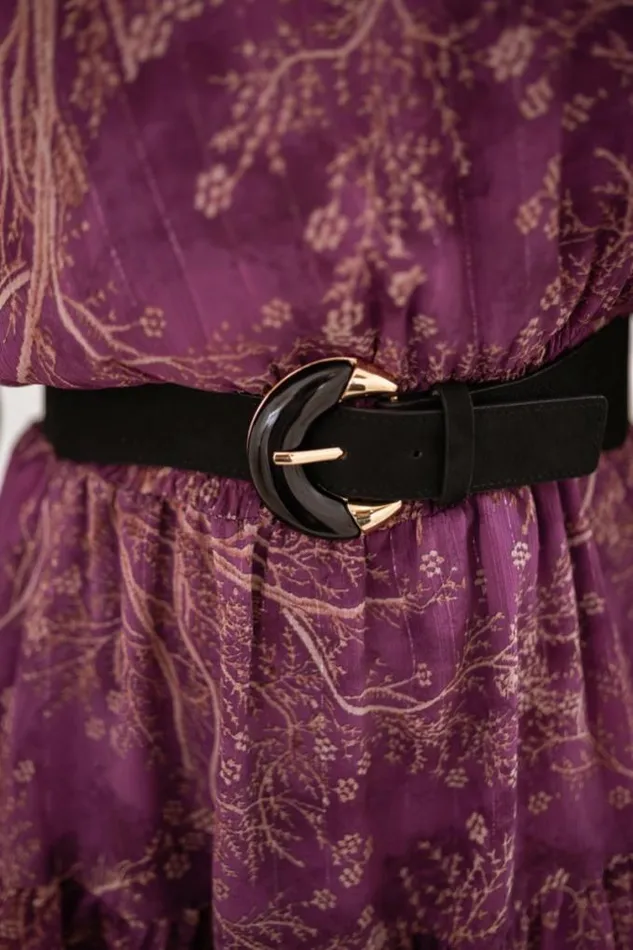 Easy Clothes Black Baron Belt Black Jewelry and Accessories Belts