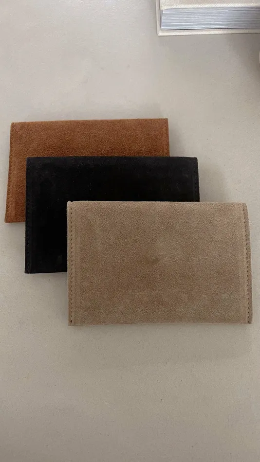 Easy Clothes Black Bil Leather Pouch Black Jewelry and Accessories Handbags