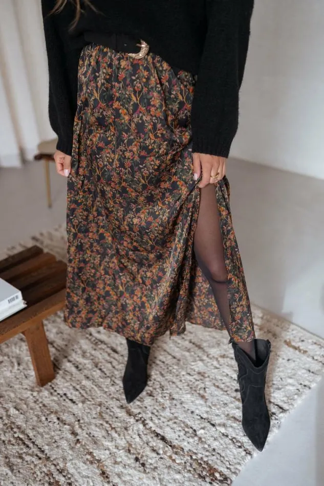 Easy Clothes Black Bridget Floral Skirt Women039s Clothing Skirts Easy Clothes Black Bridget Floral Skirt Women039s Clothing Skirts