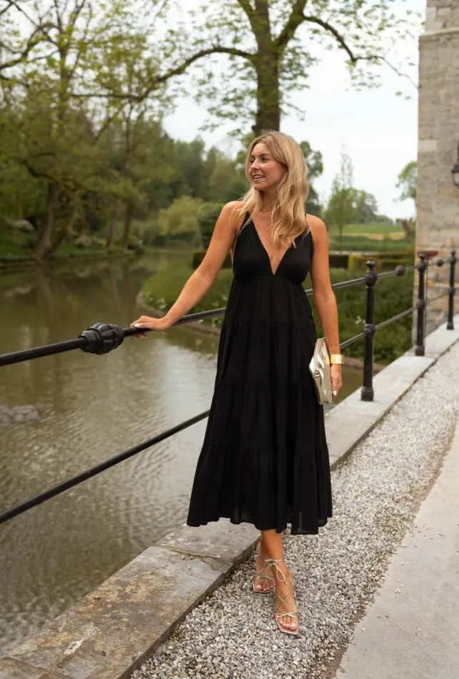 Easy Clothes Black Cisse Dress Black Women039s Clothing Dresses