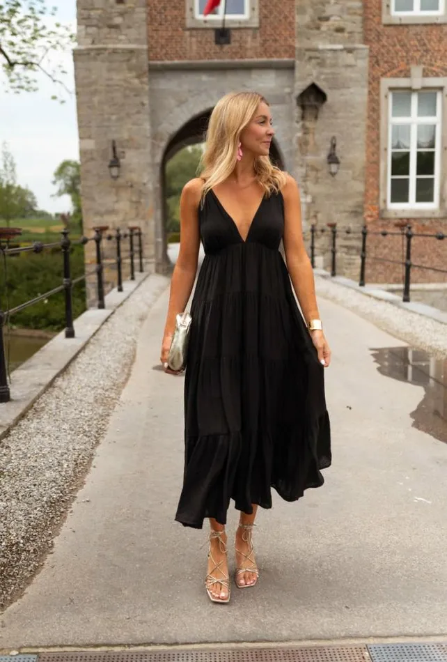 Easy Clothes Black Cisse Dress Black Women039s Clothing Dresses