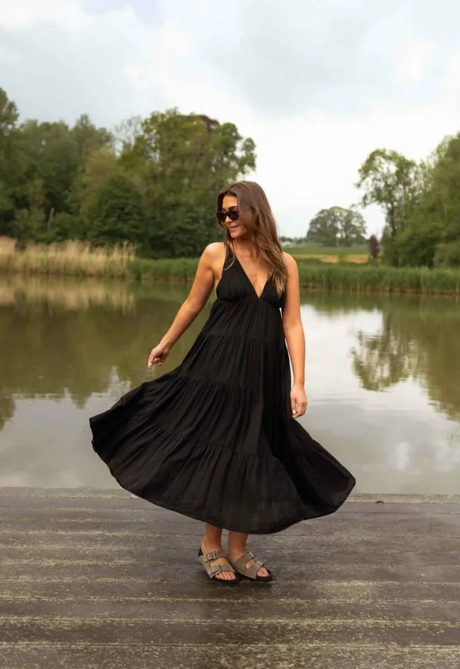 Easy Clothes Black Cisse Dress Black Women039s Clothing Dresses