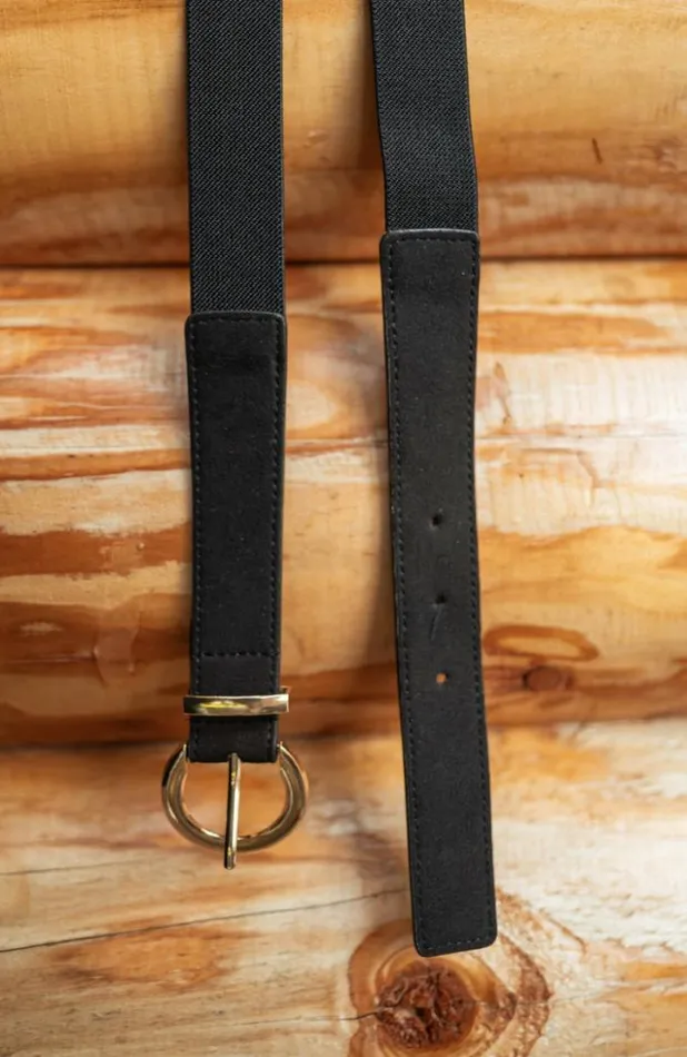 Easy Clothes Black Dany Belt Black Jewelry and Accessories Belts