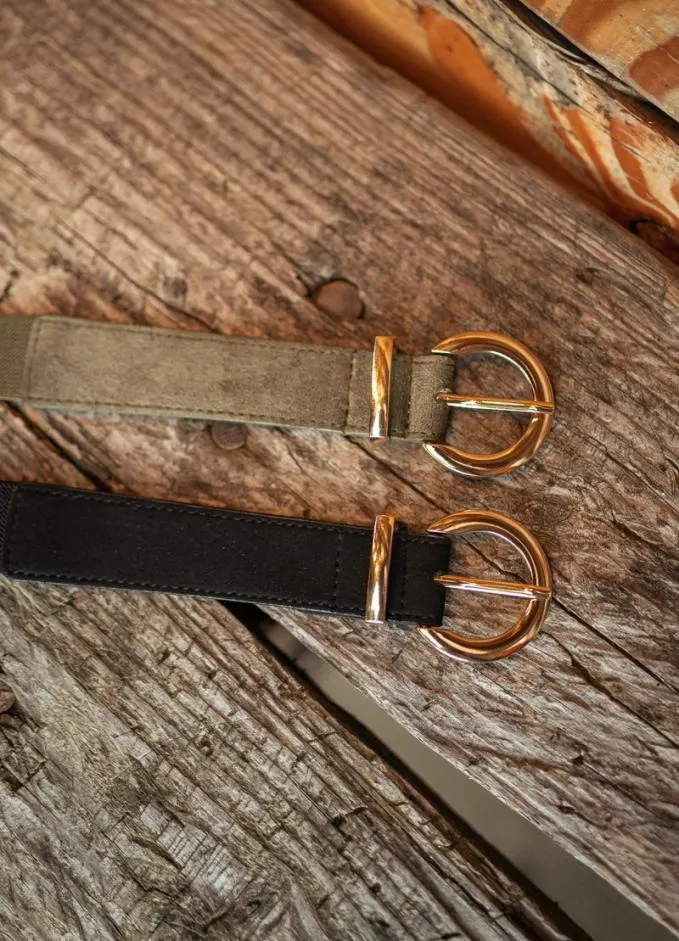 Easy Clothes Black Dany Belt Black Jewelry and Accessories Belts