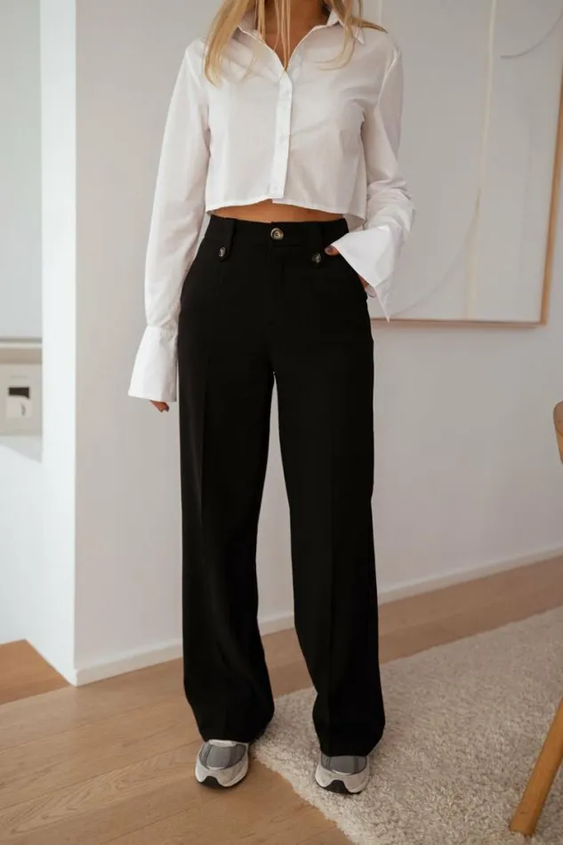 Easy Clothes Black Denver Pants Women039s Clothing Pants and Jeans