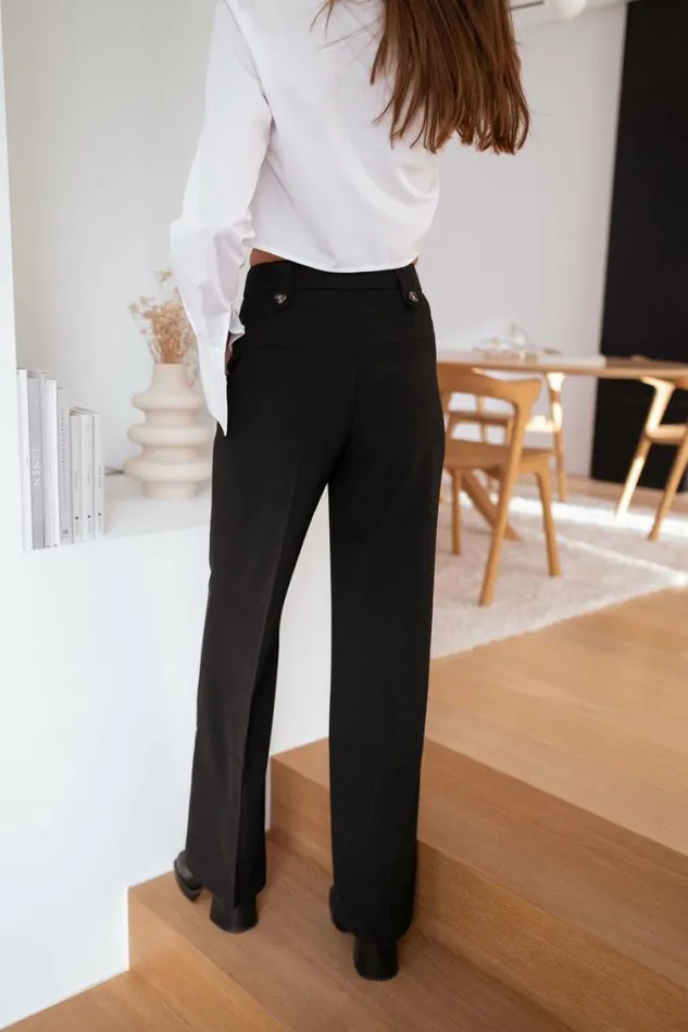 Easy Clothes Black Denver Pants Women039s Clothing Pants and Jeans