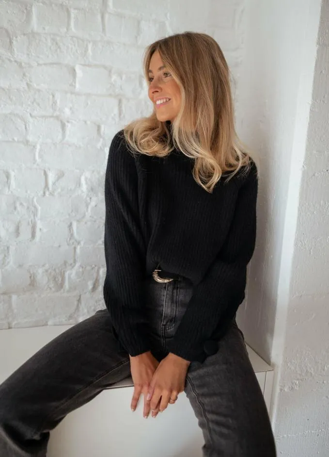 Easy Clothes Black Dune Sweater Black Women039s Clothing Sweaters Easy Clothes Black Dune Sweater Black Women039s Clothing Sweaters