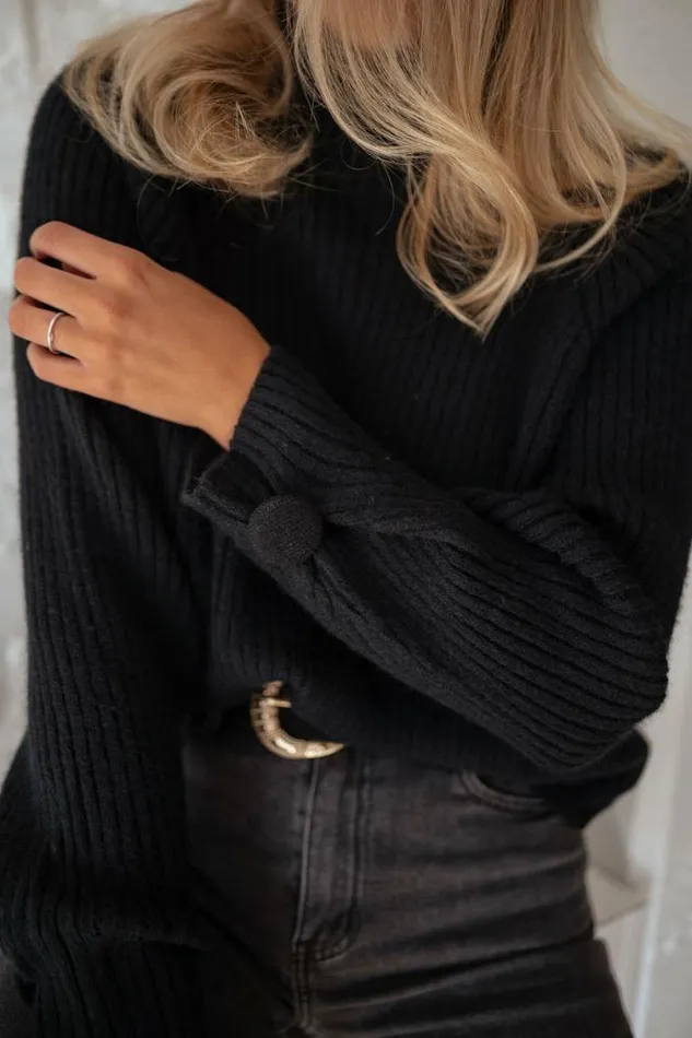 Easy Clothes Black Dune Sweater Black Women039s Clothing Sweaters Easy Clothes Black Dune Sweater Black Women039s Clothing Sweaters