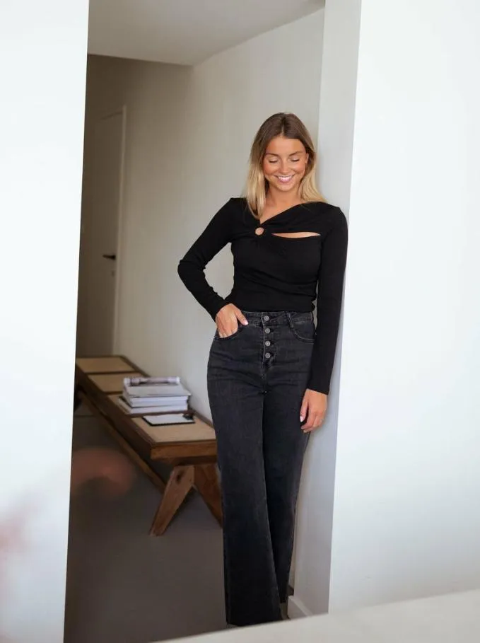 Easy Clothes Black Evy Blouse Women039s Clothing Blouses