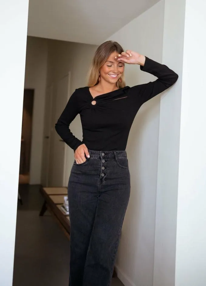 Easy Clothes Black Evy Blouse Women039s Clothing Blouses