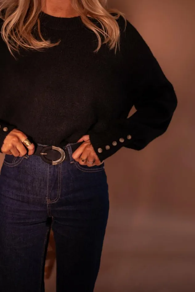 Easy Clothes Black Jako Belt Jewelry and Accessories Belts Easy Clothes Black Jako Belt Jewelry and Accessories Belts