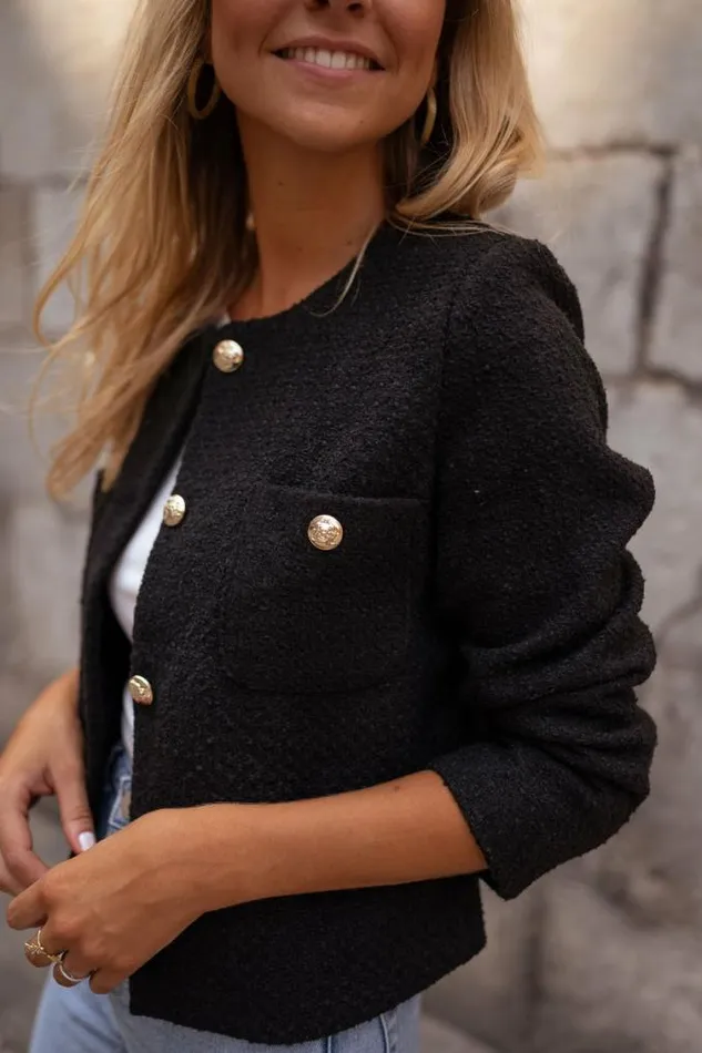 Easy Clothes Black Leonore Jacket Women039s Clothing Jackets