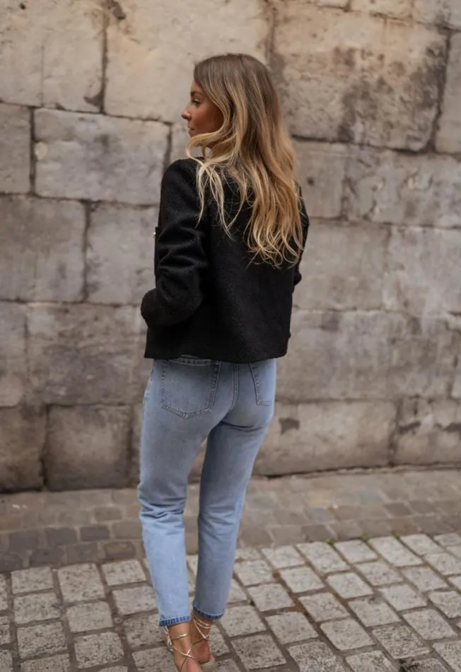 Easy Clothes Black Leonore Jacket Women039s Clothing Jackets Easy Clothes Black Leonore Jacket Women039s Clothing Jackets