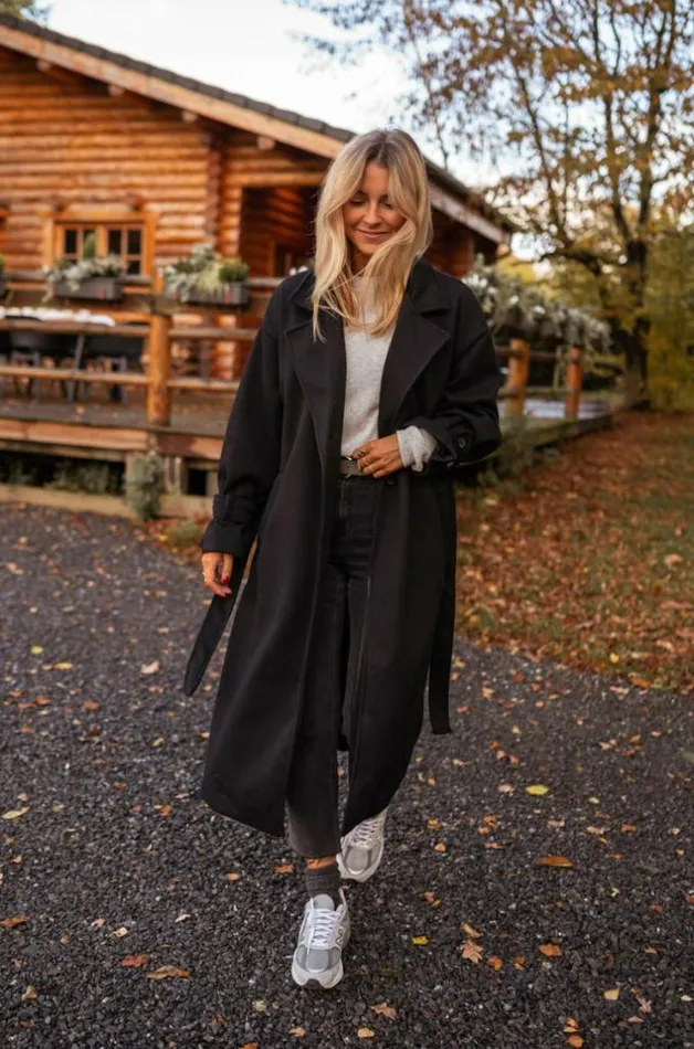 Easy Clothes Black Maddy Coat Black Women039s Clothing Coats