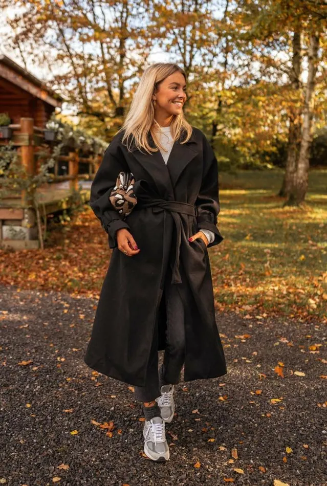 Easy Clothes Black Maddy Coat Black Women039s Clothing Coats