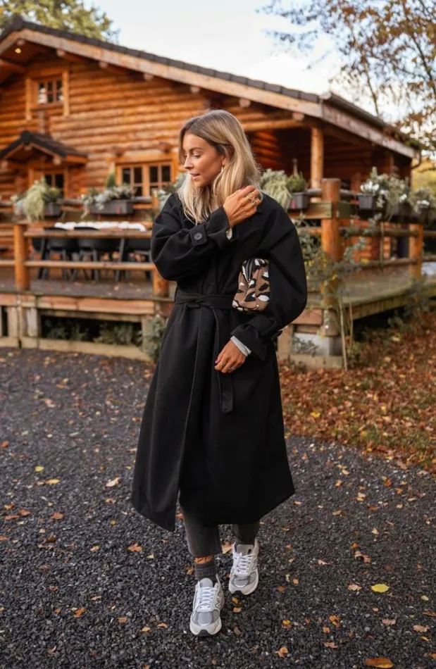 Easy Clothes Black Maddy Coat Black Women039s Clothing Coats