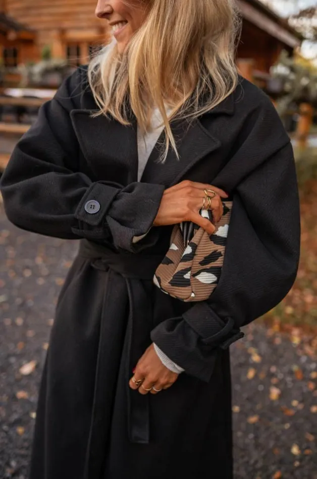 Easy Clothes Black Maddy Coat Black Women039s Clothing Coats