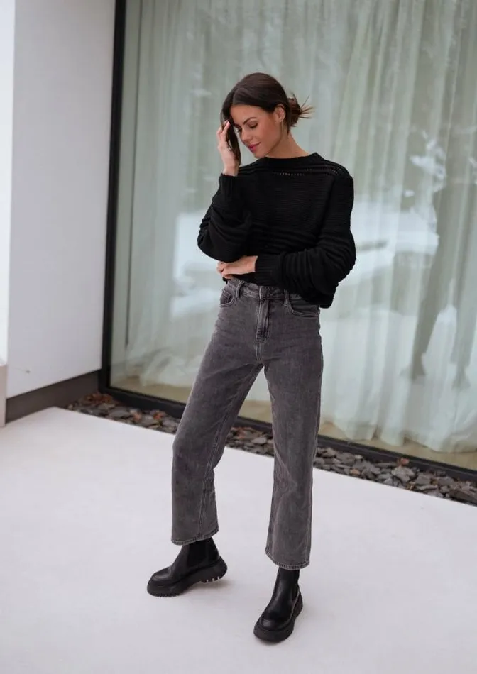 Easy Clothes Black Miley Sweater Black Women039s Clothing Sweaters