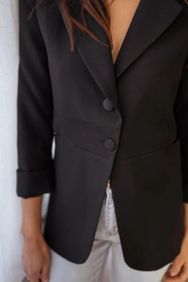 Easy Clothes Black Ophelie Blazer Women039s Clothing Blazers