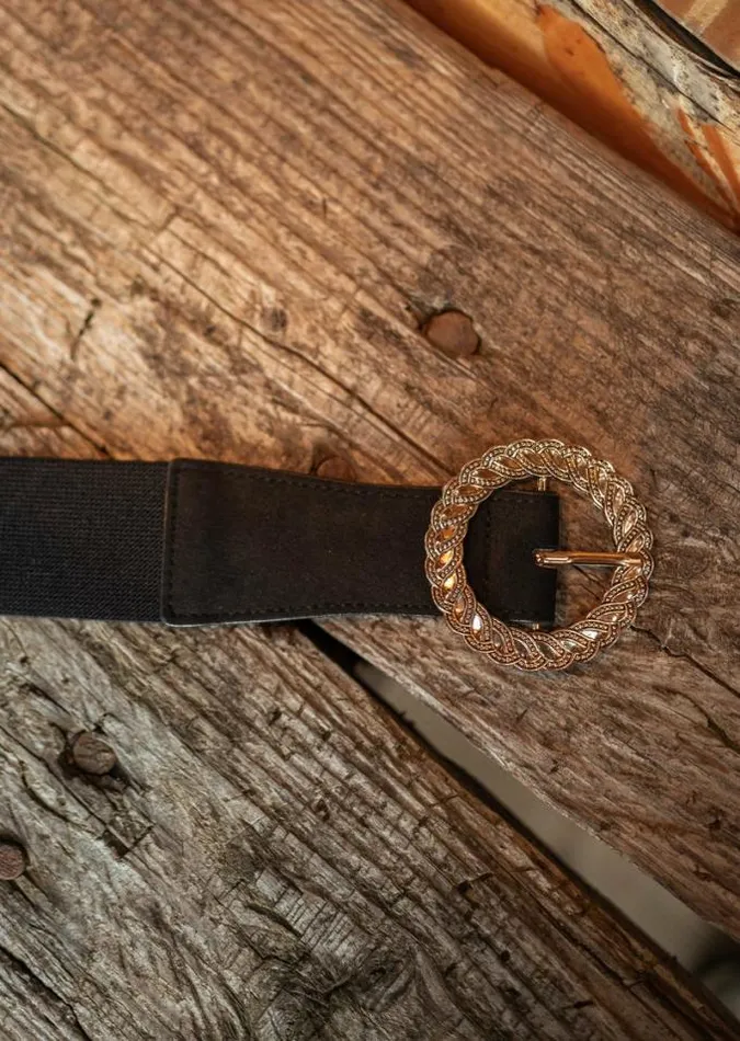 Easy Clothes Black Pryam Belt Jewelry and Accessories Belts Easy Clothes Black Pryam Belt Jewelry and Accessories Belts
