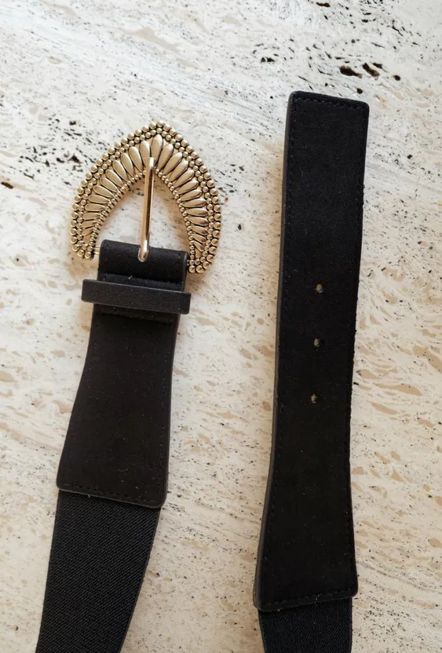 Easy Clothes Black Safa Belt Black Jewelry and Accessories Belts Easy Clothes Black Safa Belt Black Jewelry and Accessories Belts