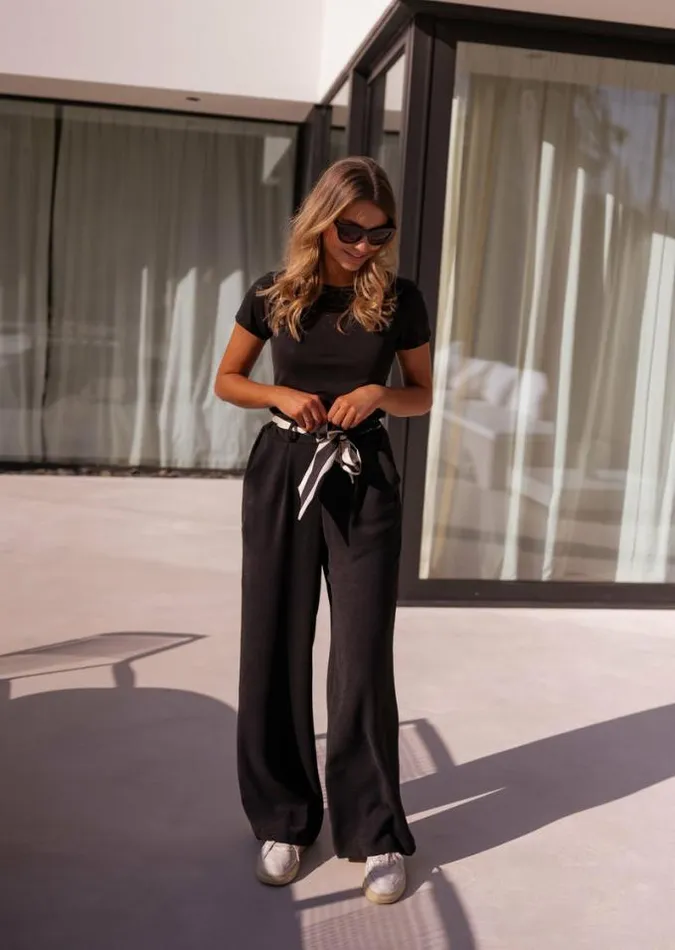 Easy Clothes Black Vanina Pants Black Women039s Clothing Pants and Jeans Easy Clothes Black Vanina Pants Black Women039s Clothing Pants and Jeans