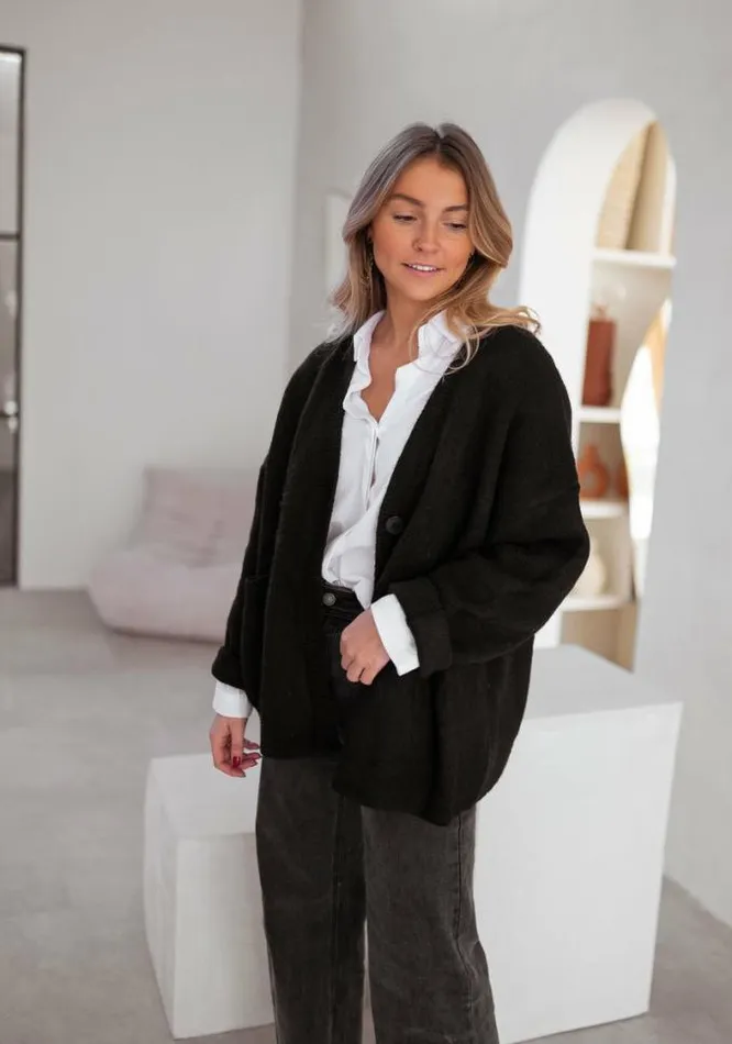 Easy Clothes Black Villers Cardigan Black Women039s Clothing Sweaters