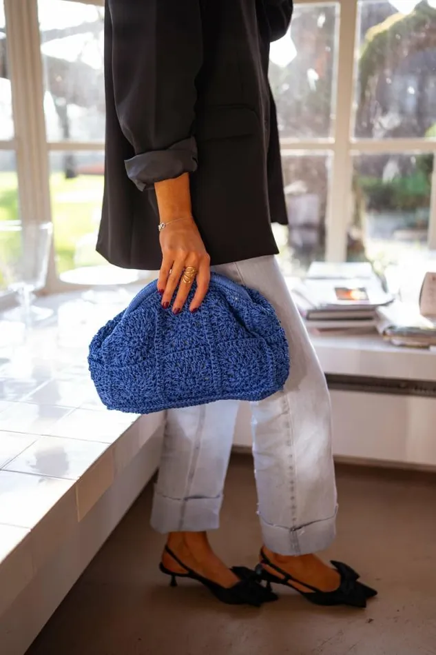 Easy Clothes Blue Alonsa Bag Jewelry and Accessories Handbags