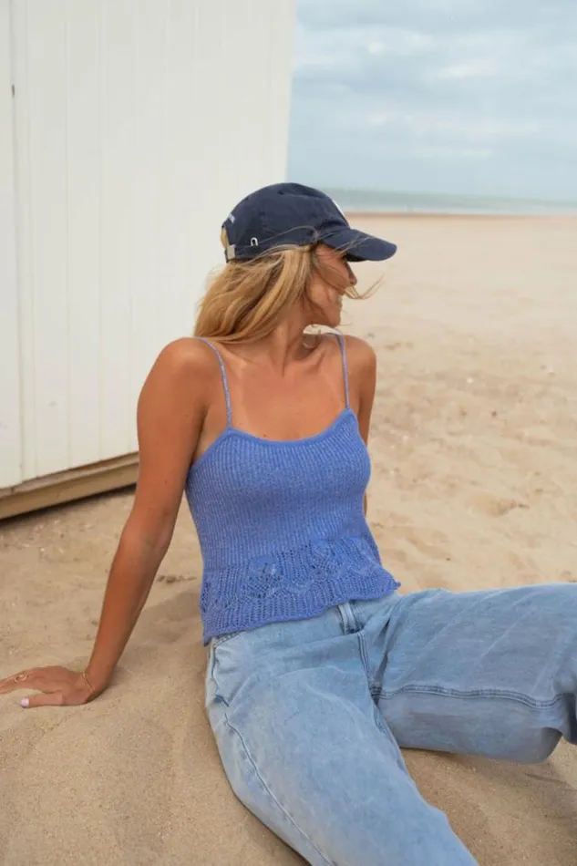 Easy Clothes Blue Amelia Top Women039s Clothing Tops