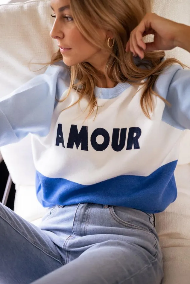 Easy Clothes Blue Amour Sweater Women039s Clothing Sweaters