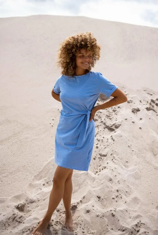 Easy Clothes Blue And White Striped Floriane Dress Women039s Clothing Dresses