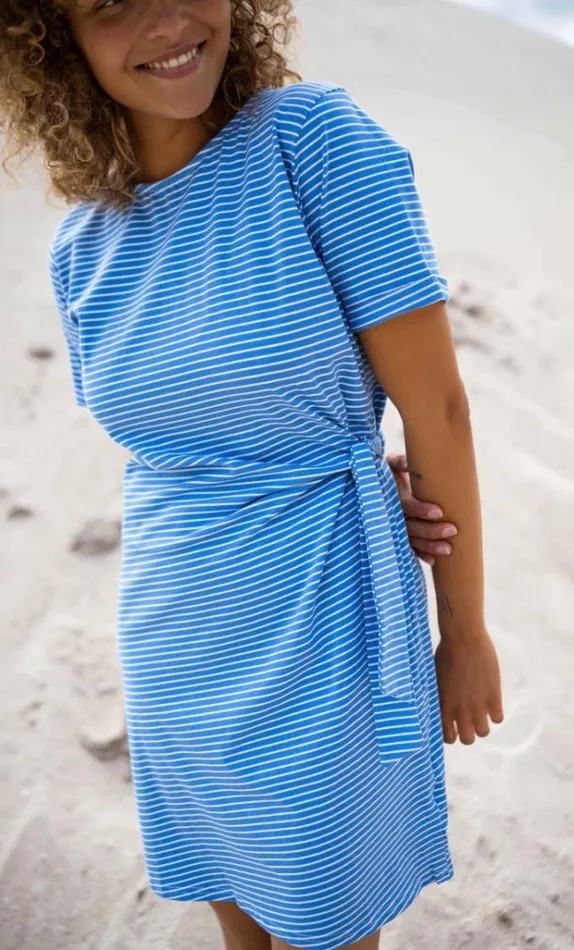 Easy Clothes Blue And White Striped Floriane Dress Women039s Clothing Dresses Easy Clothes Blue And White Striped Floriane Dress Women039s Clothing Dresses