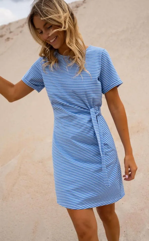 Easy Clothes Blue And White Striped Floriane Dress Women039s Clothing Dresses Easy Clothes Blue And White Striped Floriane Dress Women039s Clothing Dresses