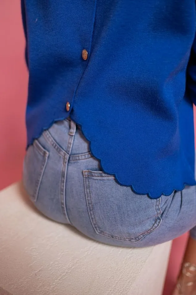 Easy Clothes Blue Bess Sweater Blue Women039s Clothing Sweaters