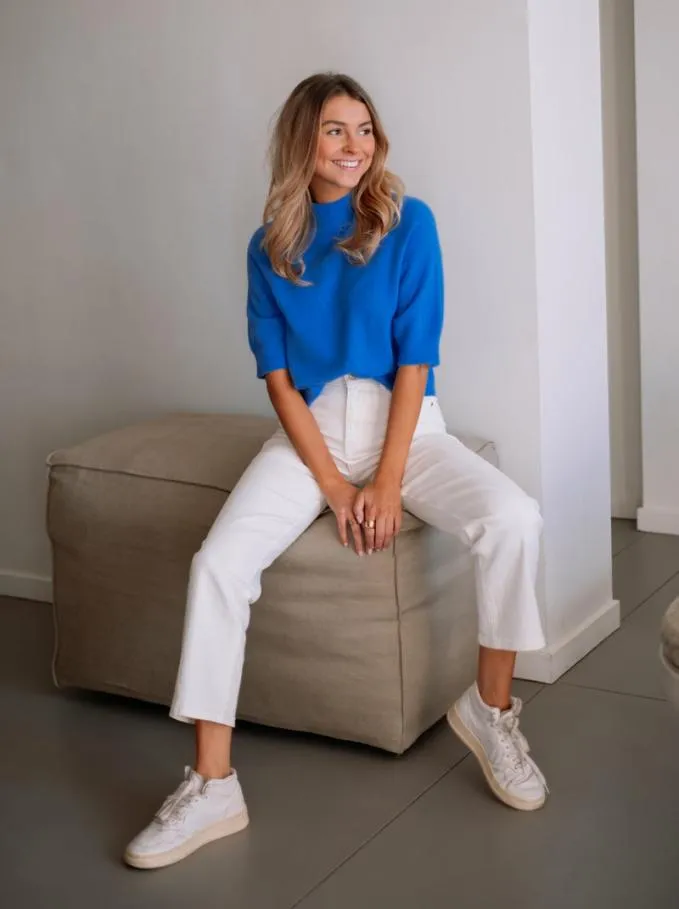 Easy Clothes Blue Clark Sweater Blue Women039s Clothing Sweaters