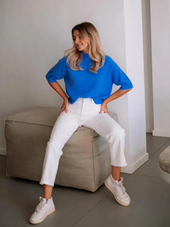 Easy Clothes Blue Clark Sweater Blue Women039s Clothing Sweaters