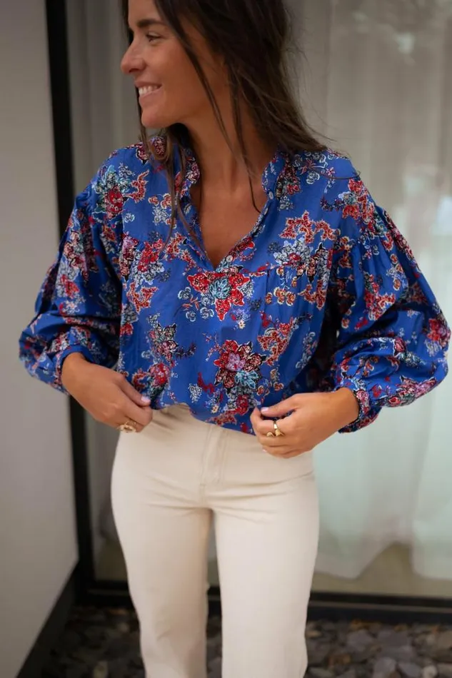 Easy Clothes Blue Divna Blouse Women039s Clothing Blouses Easy Clothes Blue Divna Blouse Women039s Clothing Blouses