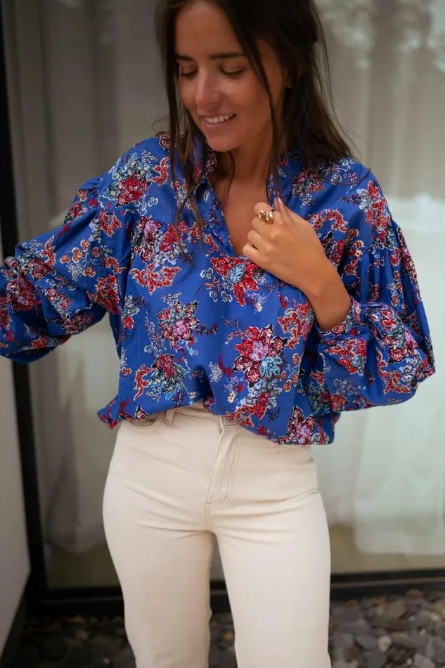 Easy Clothes Blue Divna Blouse Women039s Clothing Blouses Easy Clothes Blue Divna Blouse Women039s Clothing Blouses
