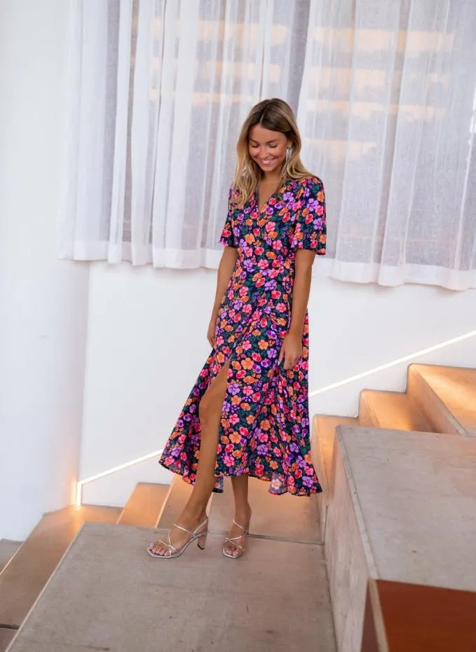 Easy Clothes Blue Floral Lylia Dress Women039s Clothing Dresses