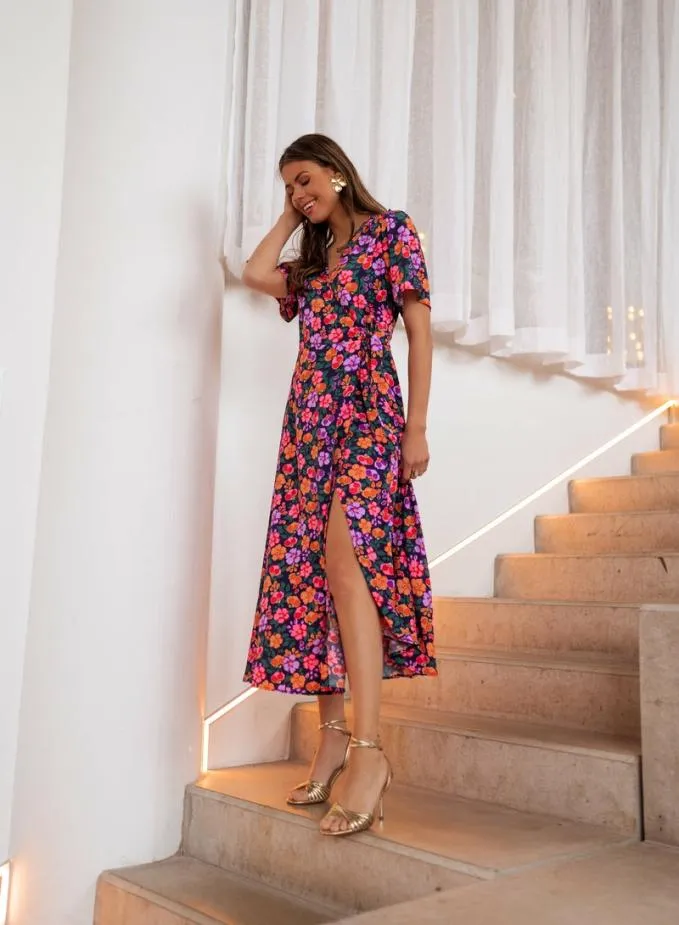 Easy Clothes Blue Floral Lylia Dress Women039s Clothing Dresses