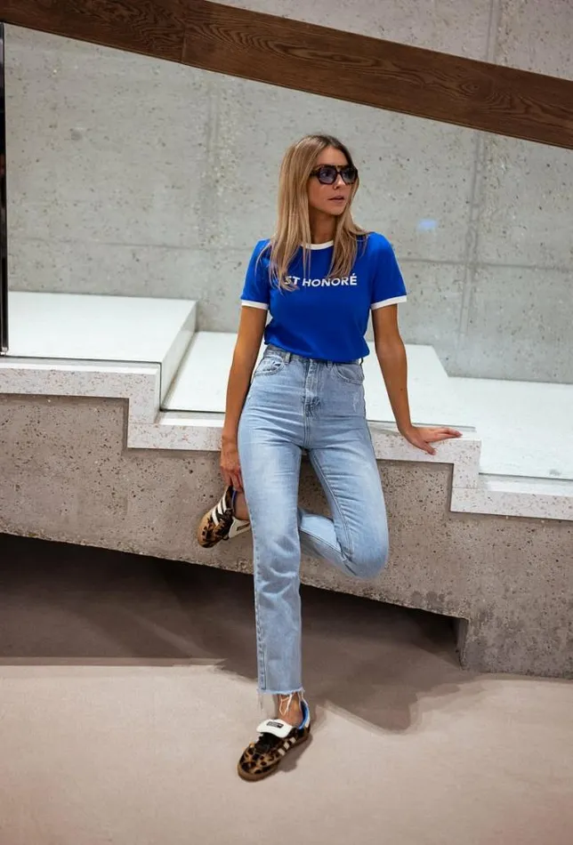 Easy Clothes Blue Honore TShirt Women039s Clothing Tshirts