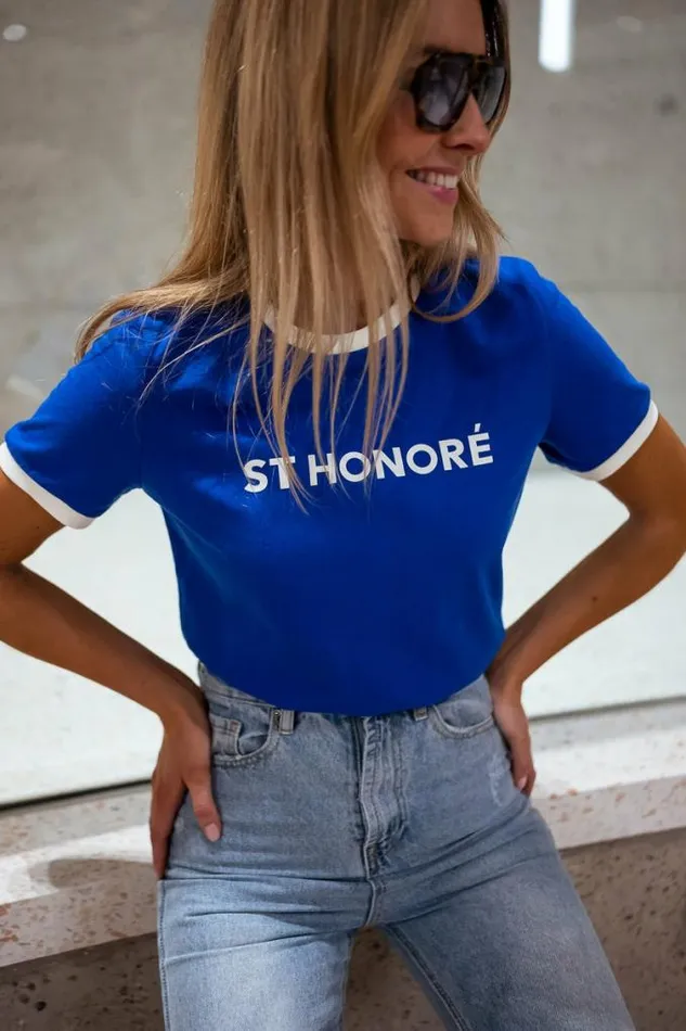 Easy Clothes Blue Honore TShirt Women039s Clothing Tshirts