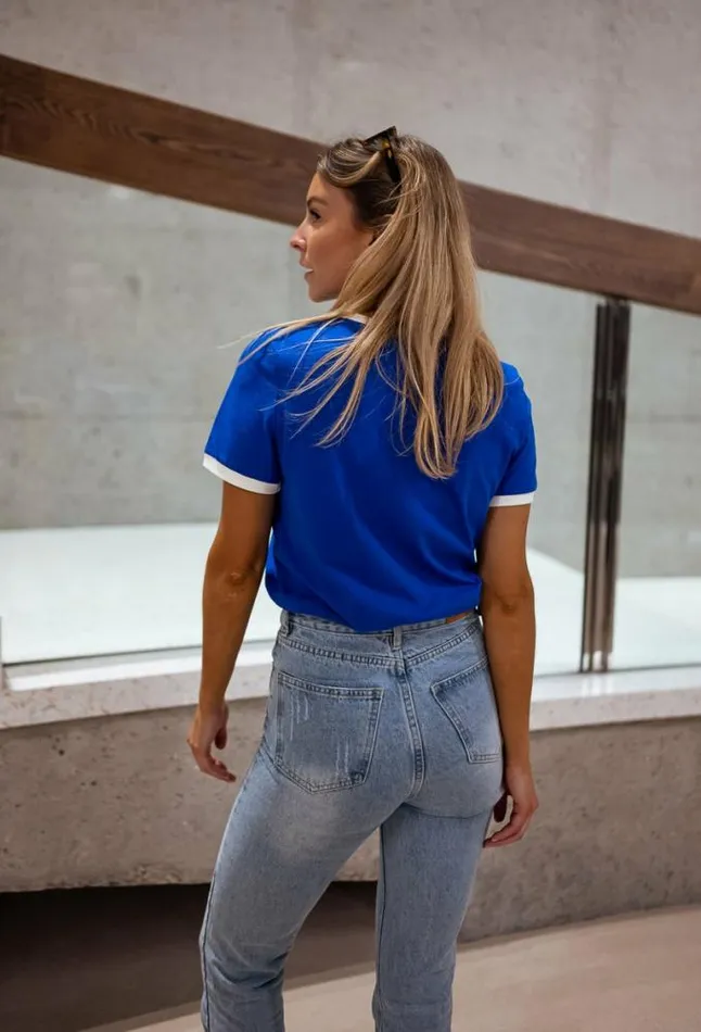 Easy Clothes Blue Honore TShirt Women039s Clothing Tshirts