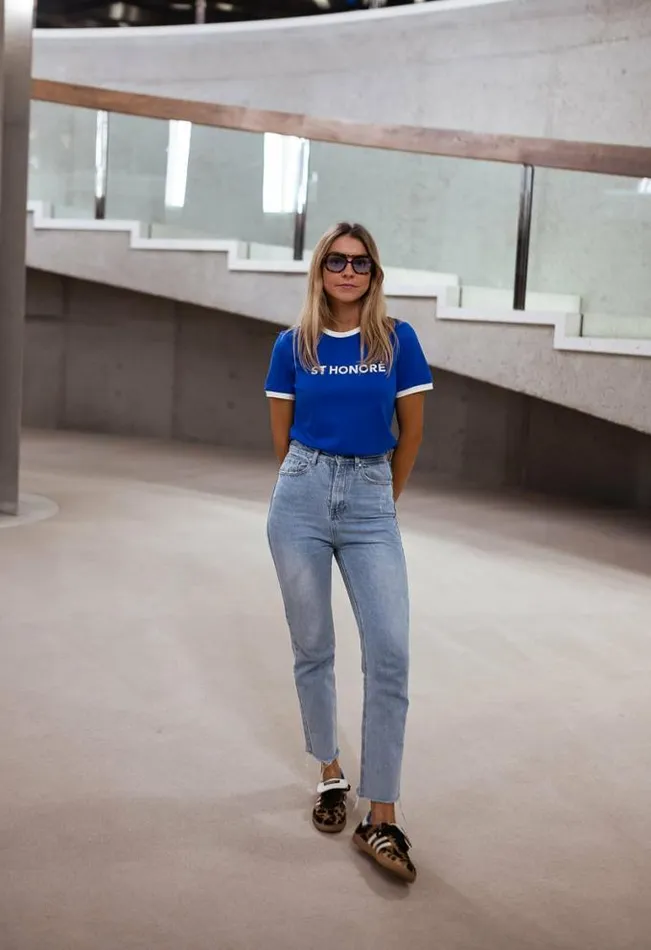 Easy Clothes Blue Honore TShirt Women039s Clothing Tshirts